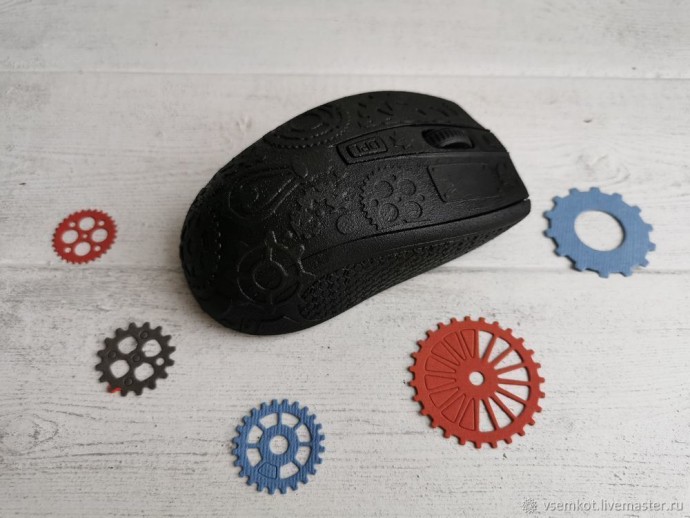 Компьютерная мышка в стиле стимпанк