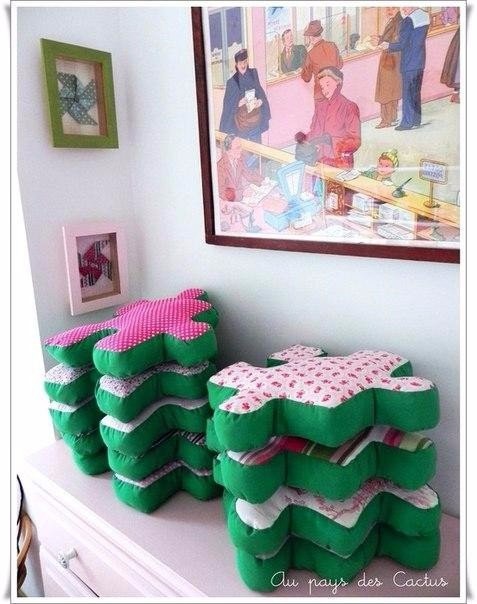 Подушки-пазлы