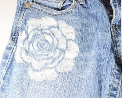 Роспись джинсовой одежды