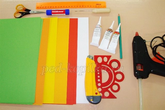 Красота природы в технике квиллинга