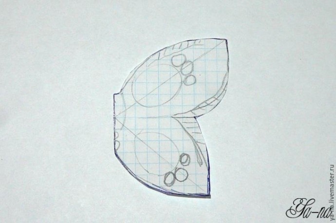 Красивая брошь-кулон "Бабочка"