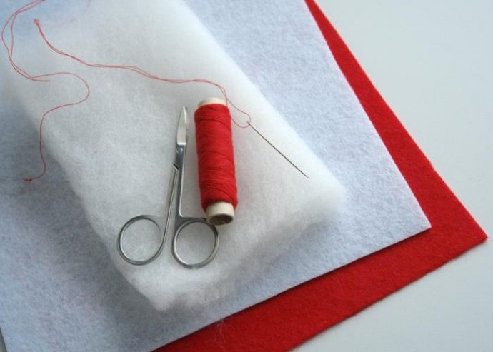 Игрушки из фетра на елку