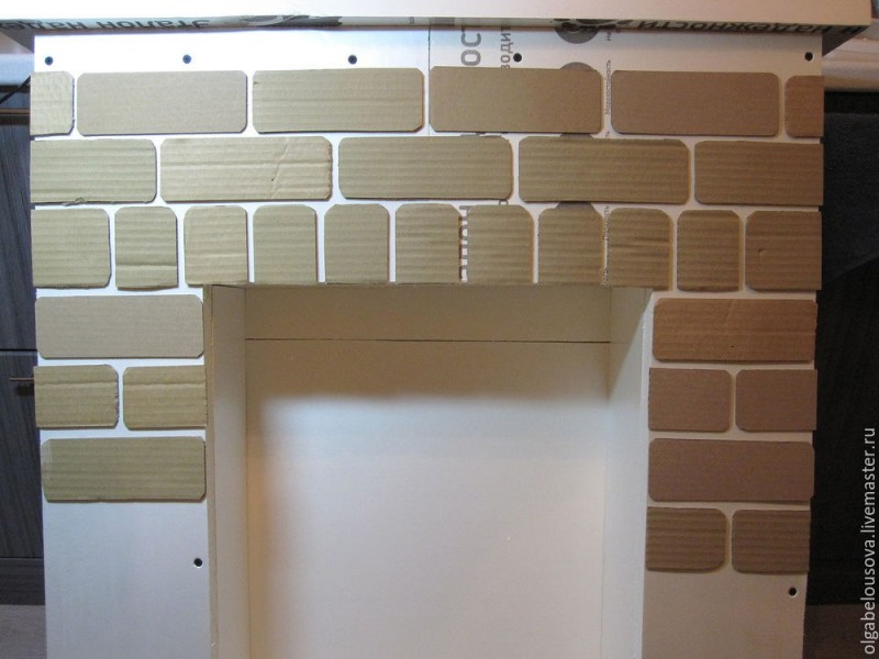 Фальш-камин с имитацией кирпичной кладки: мастер-класс Фальш-камин с имитацией кирпичной кладки: мастер-класс