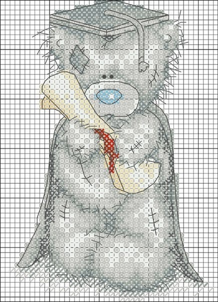 Схемы для вышивки "Мишки Тедди"