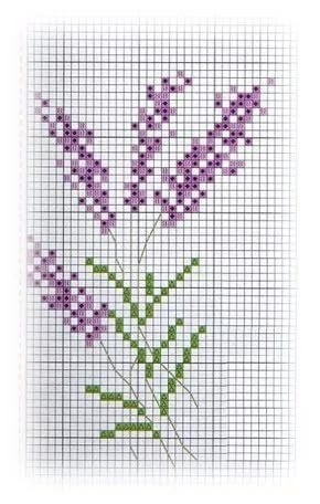 Вышиваем прекрасную лаванду