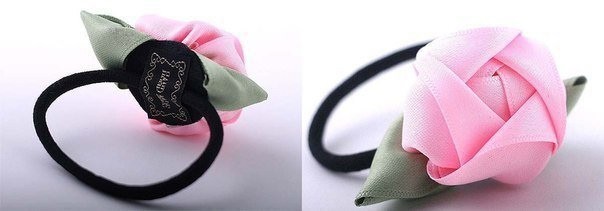 ​Великолепные объемные розы из лент: мастер-класс