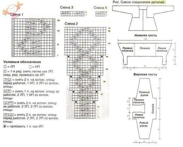 Вязание: жакет с оригинально оформленной спинкой