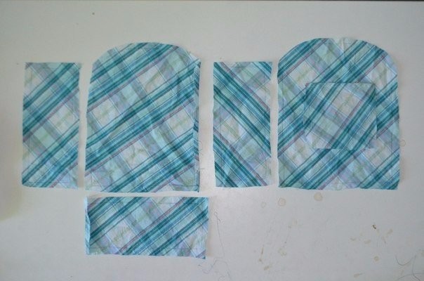 Рюкзак на лето из старых джинсов