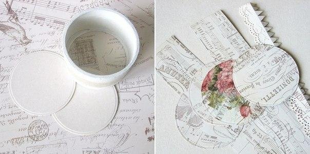 Шкатулка из бобины от скотча