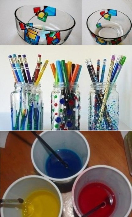 Витражные краски своими руками