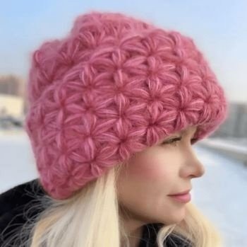 Звёздный узор крючком