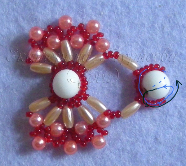 Плетение ажурного цветочного браслета: мастер-класс