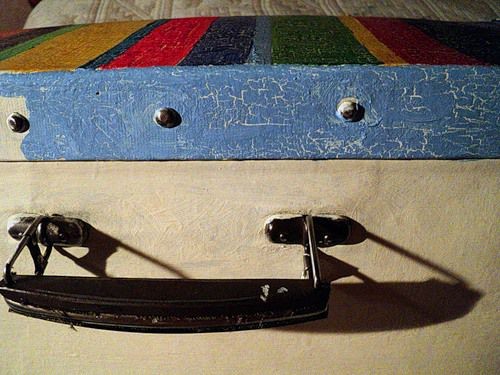 Декорируем старый чемодан