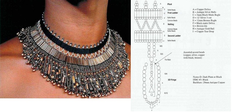 Удивительной красоты ожерелья из бисера