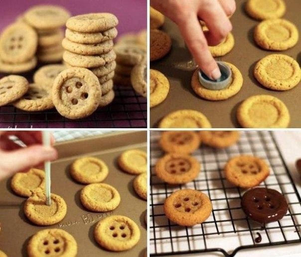 Печенье-пуговицы