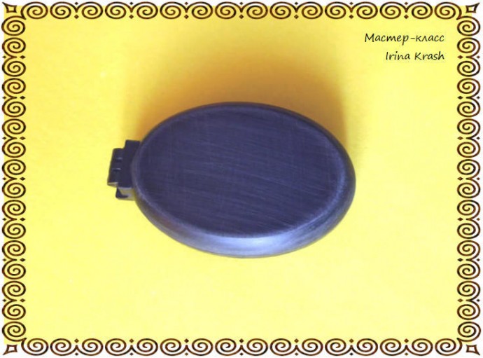 Расческа с точечной росписью