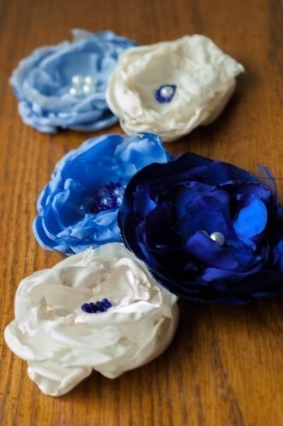 Букет текстильных пионов