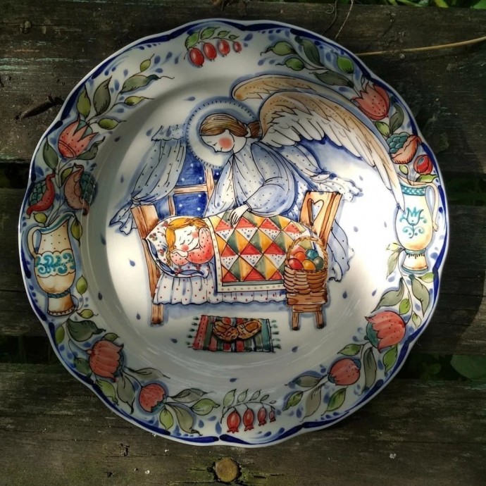 Расписные тарелочки