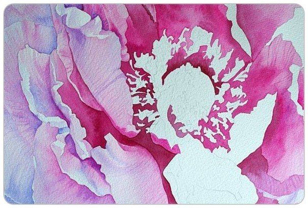 Акварельные цветы, наполненные солнечным светом