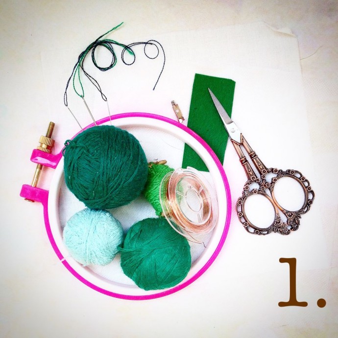 ​Брошь "Клевер"