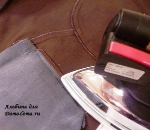 Прорезной карман на молнии для джинсовых юбок/брюк