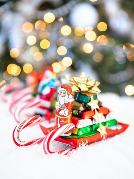 Сладкие сани для друзей