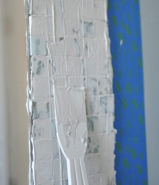 Мозаичный декор зеркала