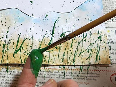 Рисуем полевые цветы в простой технике