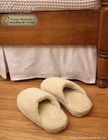 Шьем теплые и мягкие спа-тапочки из махрового полотенца