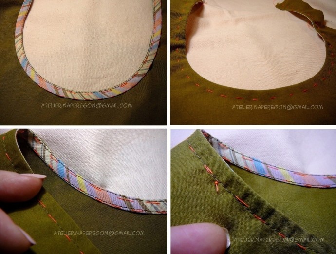 Обработка криволинейных срезов косой бейкой