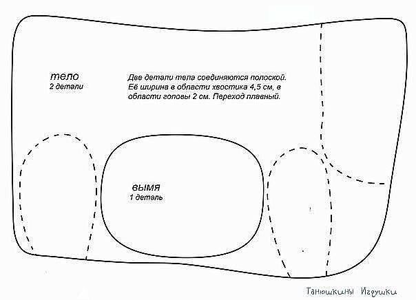 Подушка-коровка