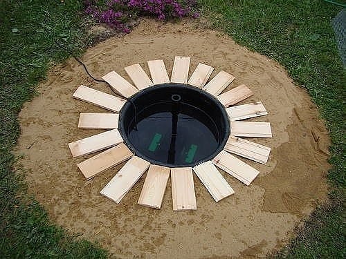 Водопад-родник своими руками