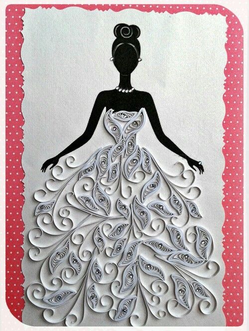 Девушки в технике квиллинга Девушки в технике квиллинга