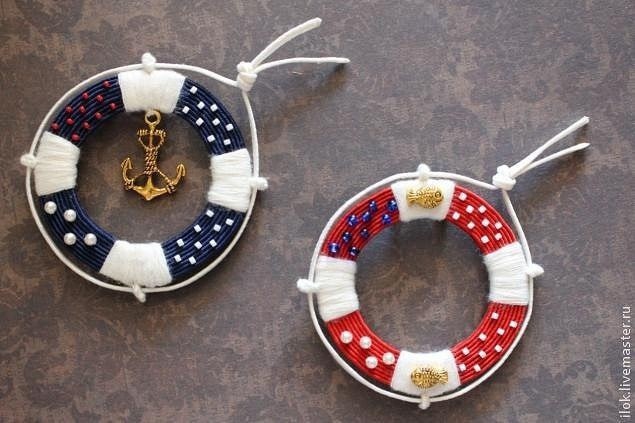 Брошь в морском стиле