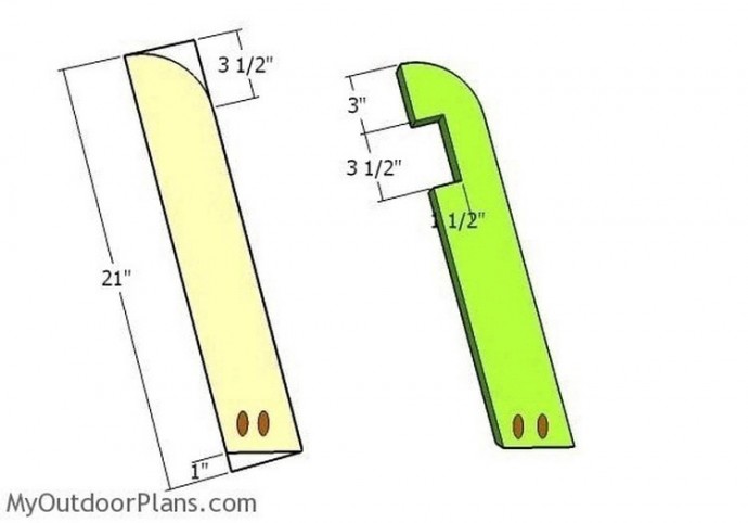 Самодельная скамья на дачу