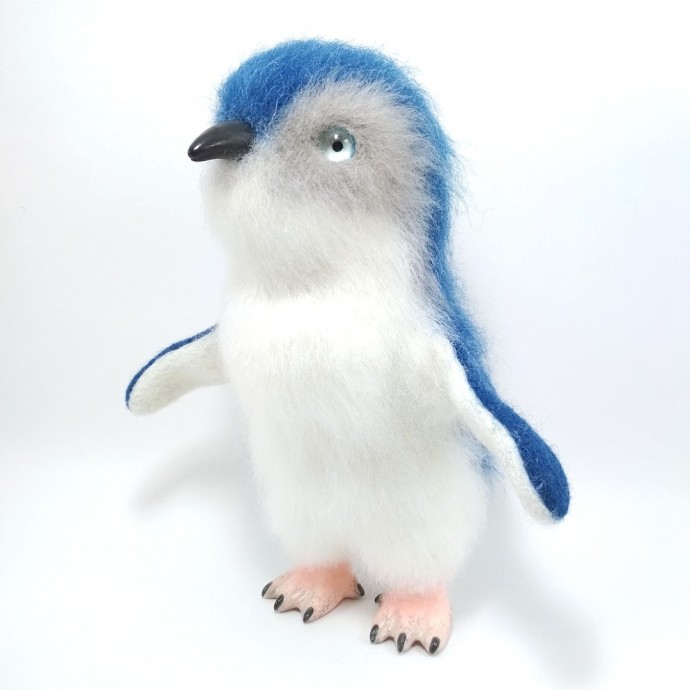 ​Малыш-Пингвин в технике сухого валяния