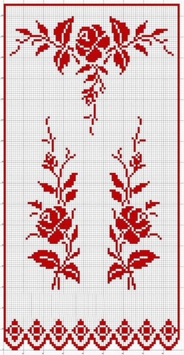 ​Вышиваем цветочные орнаменты