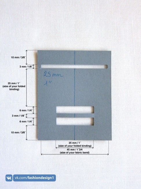 Как сделать косую бейку