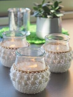 Подсвечники, сделанные любящими женскими руками