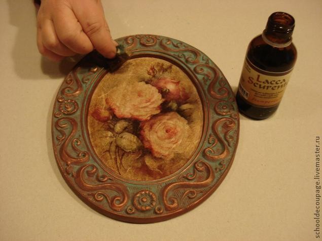 Имитация патины старинной меди