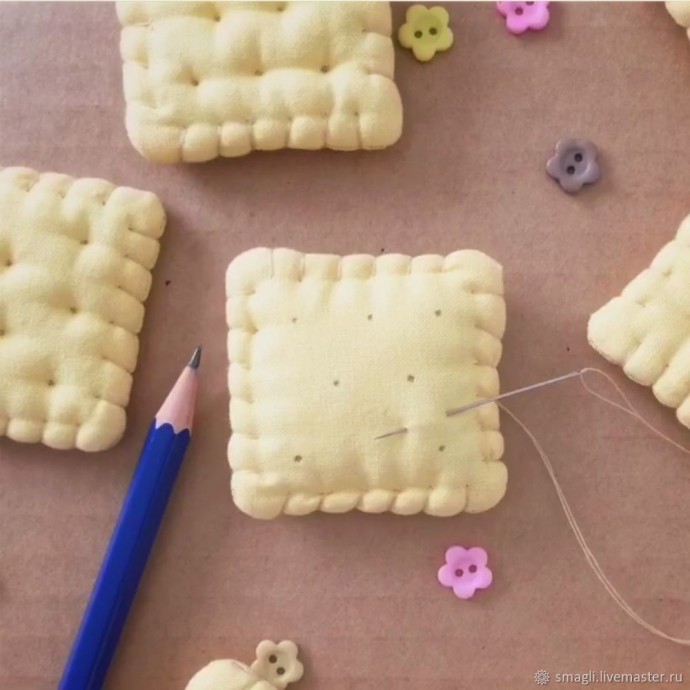 Текстильное печенье