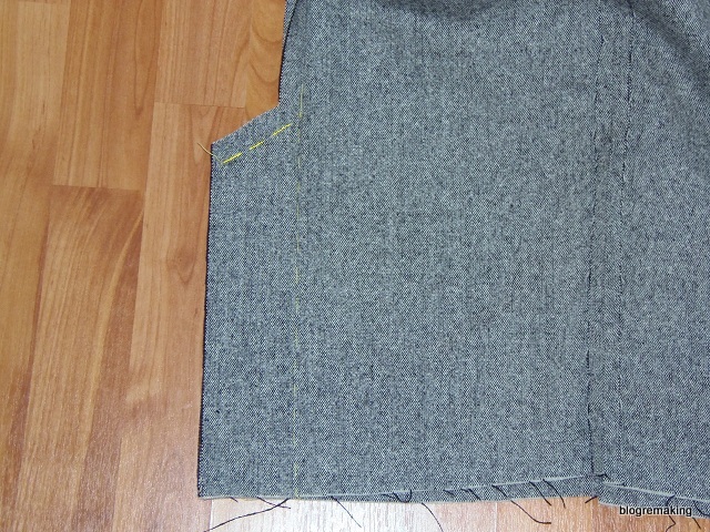 Технология обработки шлицы в изделиях с подкладкой