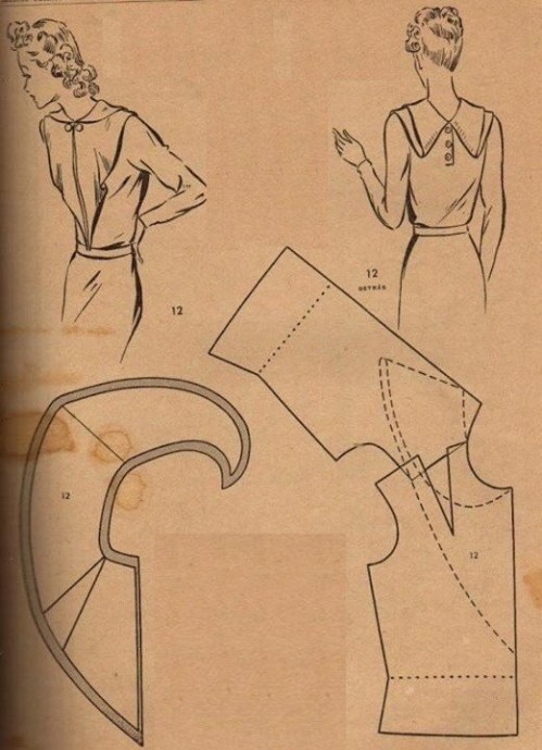 ​Интересные варианты верха блузок