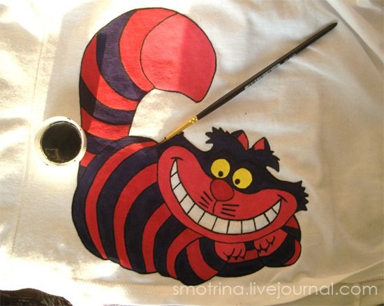 Как нарисовать картинку на майке