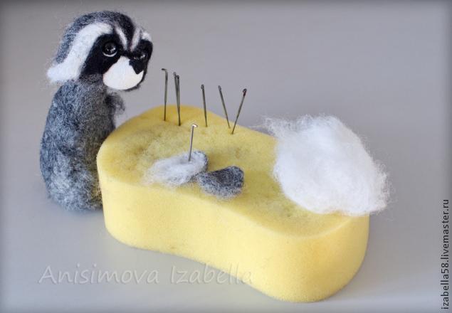 Мастер-класс по валянию енота