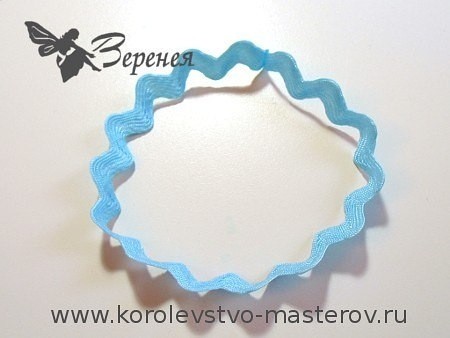 Цветок из тесьмы "вьюнчик": мастер-класс