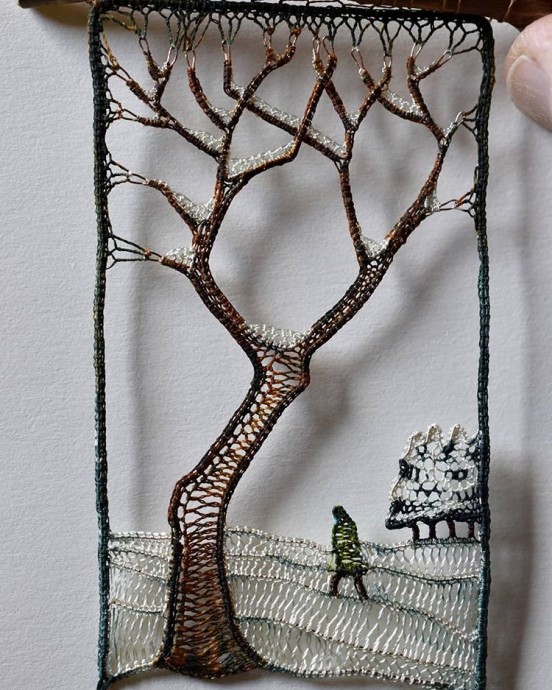 Потрясающие работы из ниток