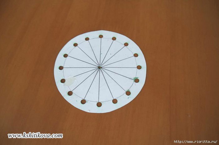 ​Елочка из бумажной лозы