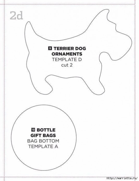 Цвергшнауцеры для новогодней ёлки