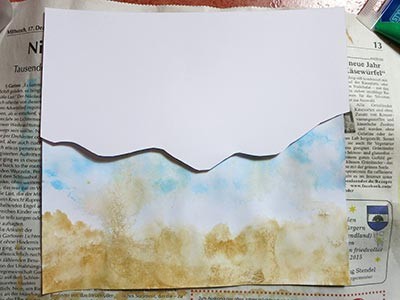 Рисуем полевые цветы в простой технике